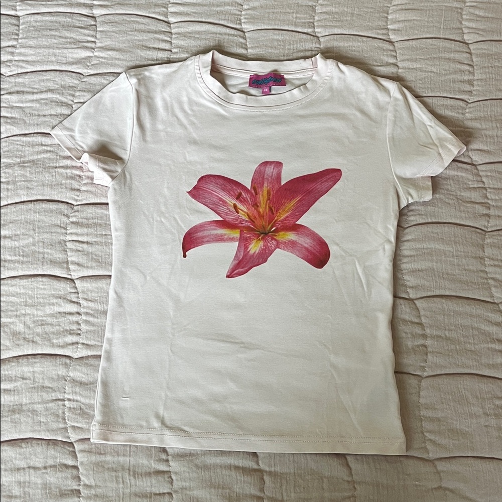 edikted flower baby tee